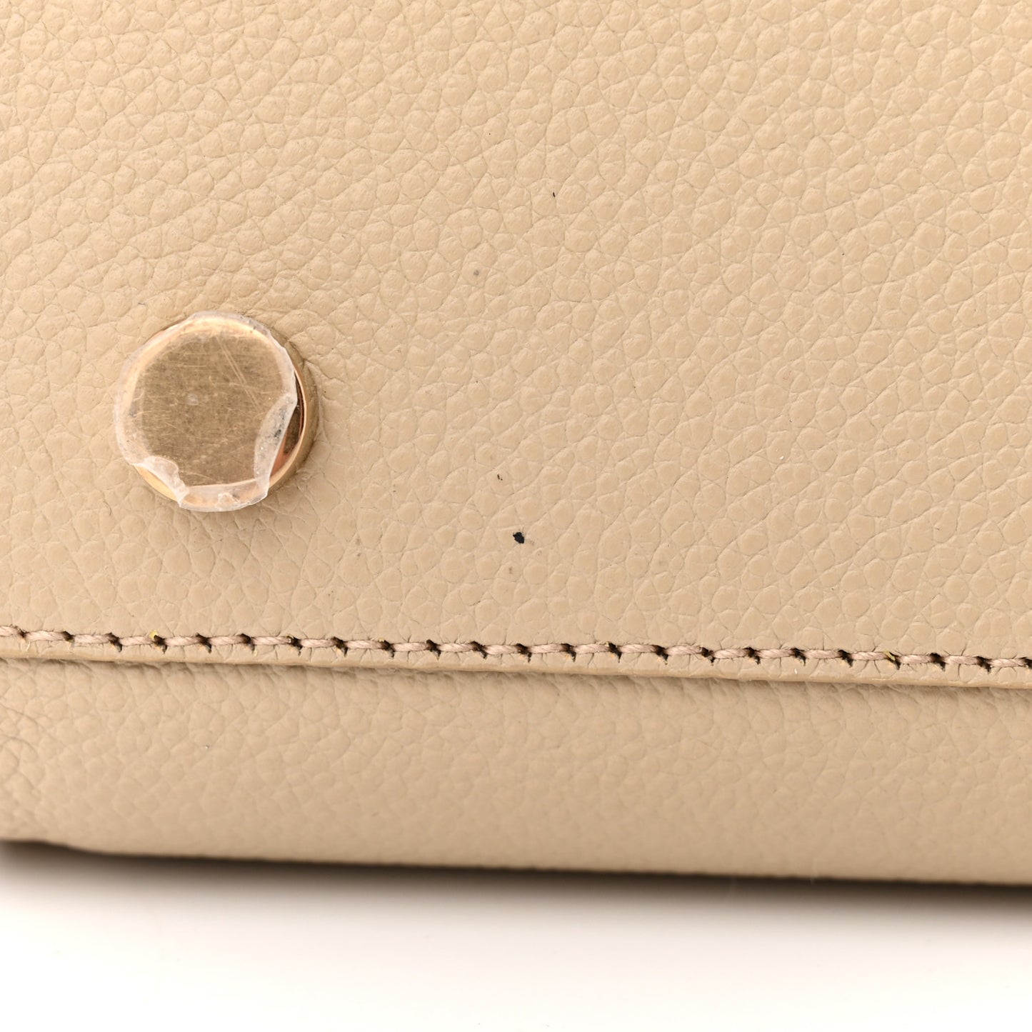 Grained Calfskin Nano Sac De Jour Sea Salt