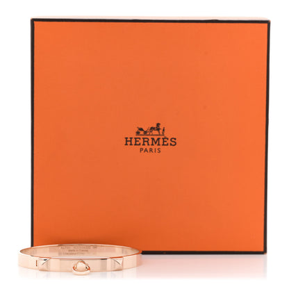 Hermes 18K Rose Gold PM Collier De Chien Bracelet SH 4 of 4