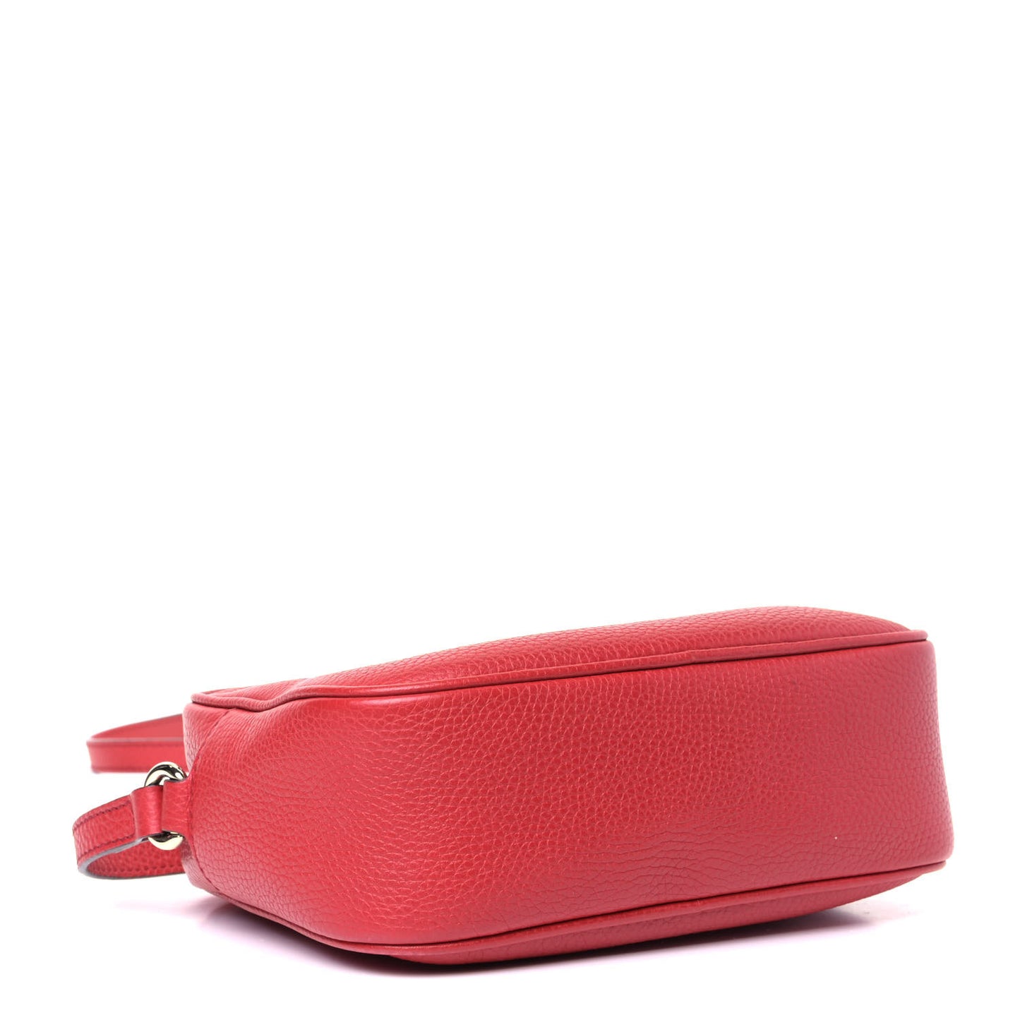 Pebbled Calfskin Small Soho Disco Bag Tabasco Red