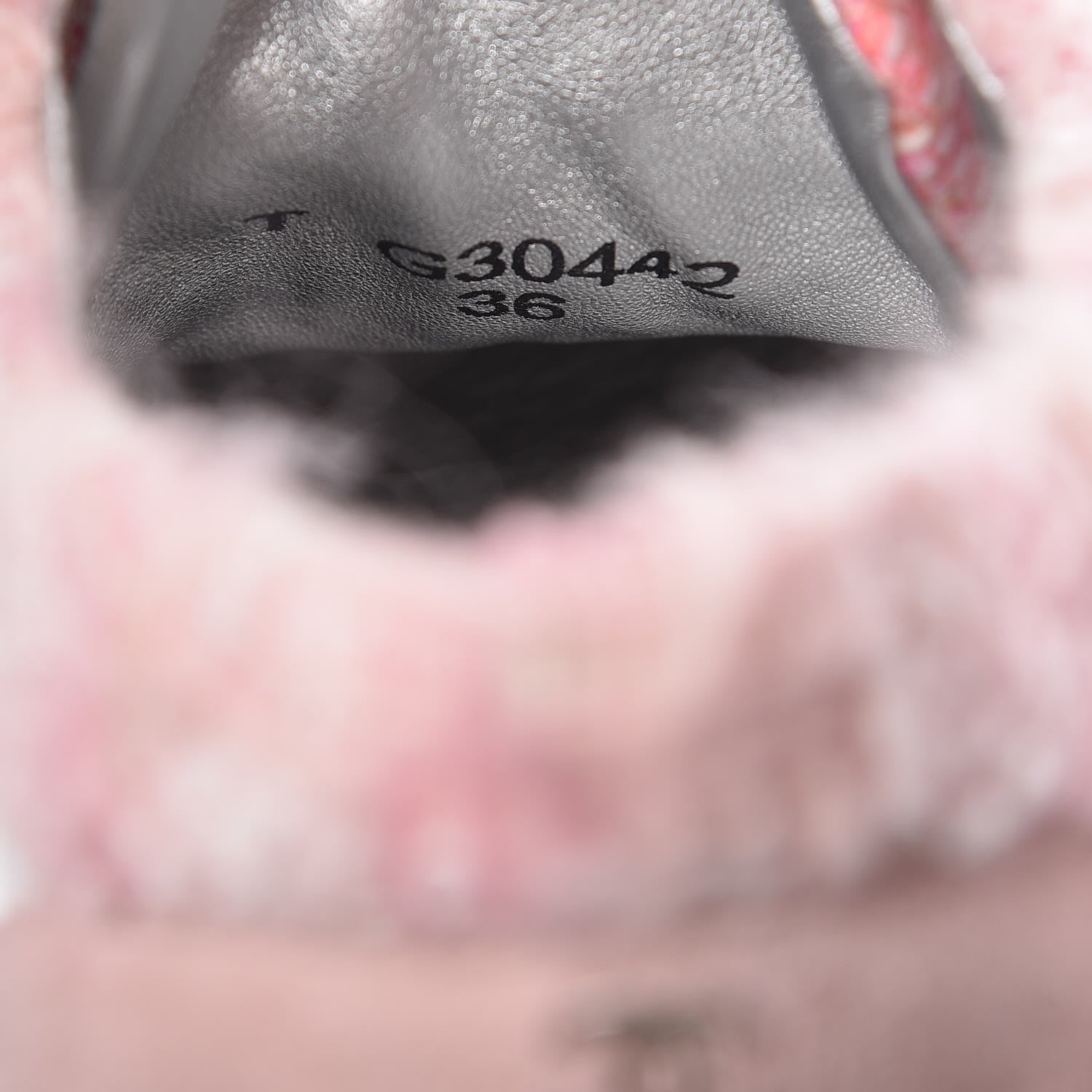 Chanel Tweed Suede Calfskin Sneakers 36 Silver Pink 9 of 12