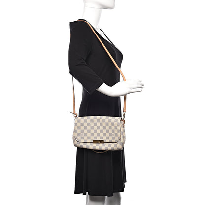 Louis Vuitton Damier Azur Favorite MM 3 of 12
