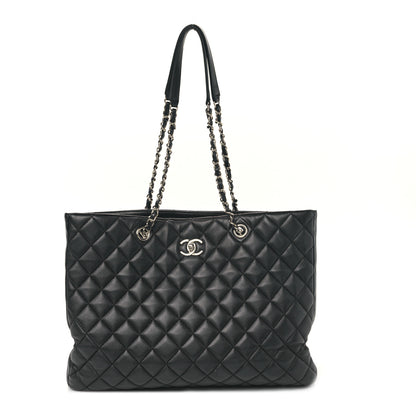 Chanel Calfskin Quilted Large Classic Shopping Tote Black 1 of 9