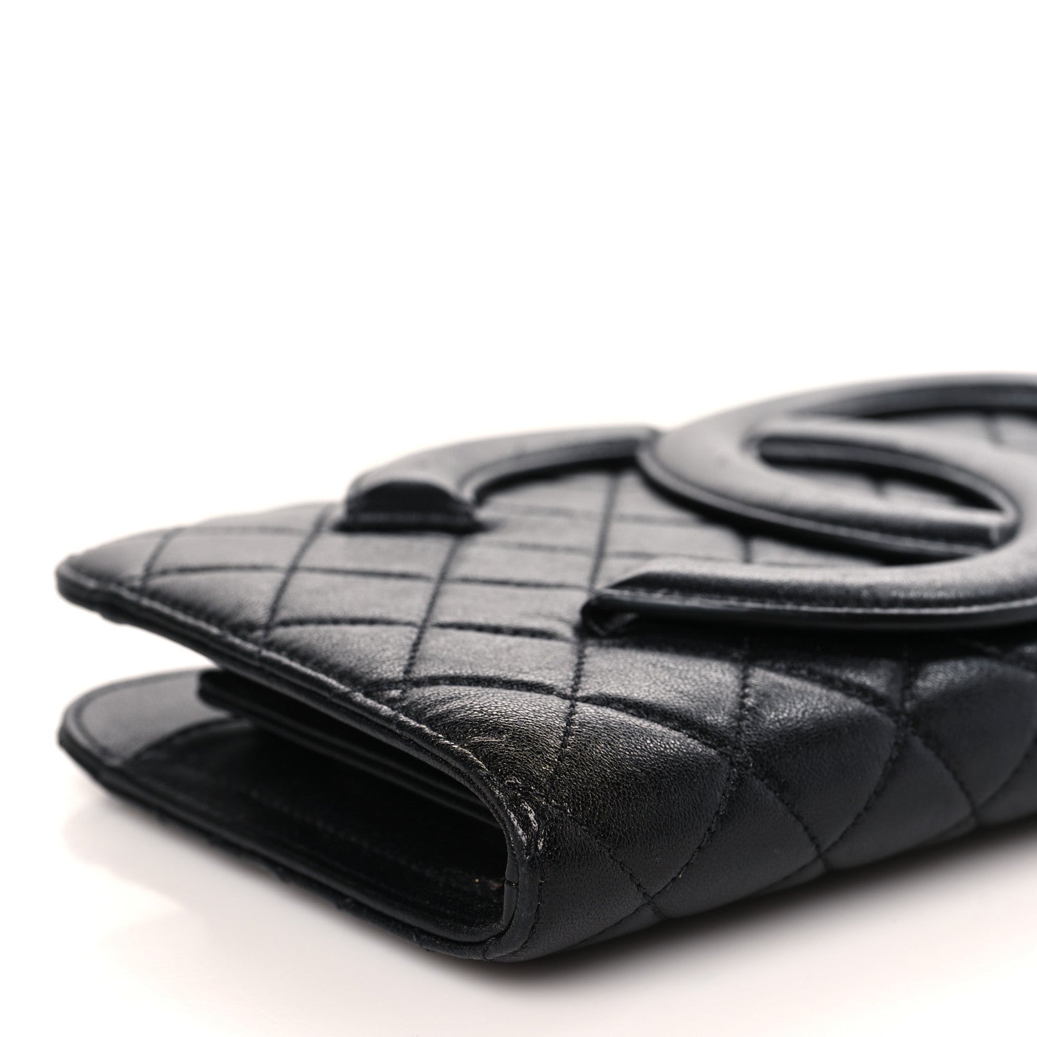 Chanel Lambskin Quilted Coco Midnight Clutch Black 8 of 10