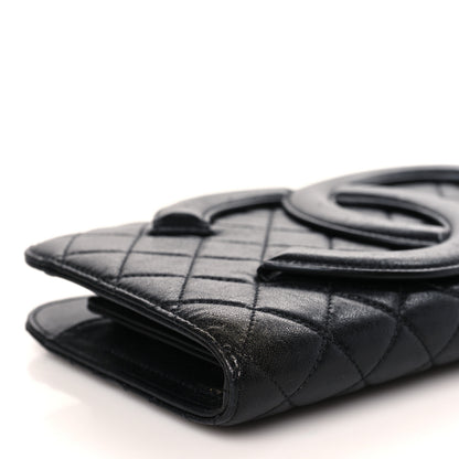 Chanel Lambskin Quilted Coco Midnight Clutch Black 8 of 10