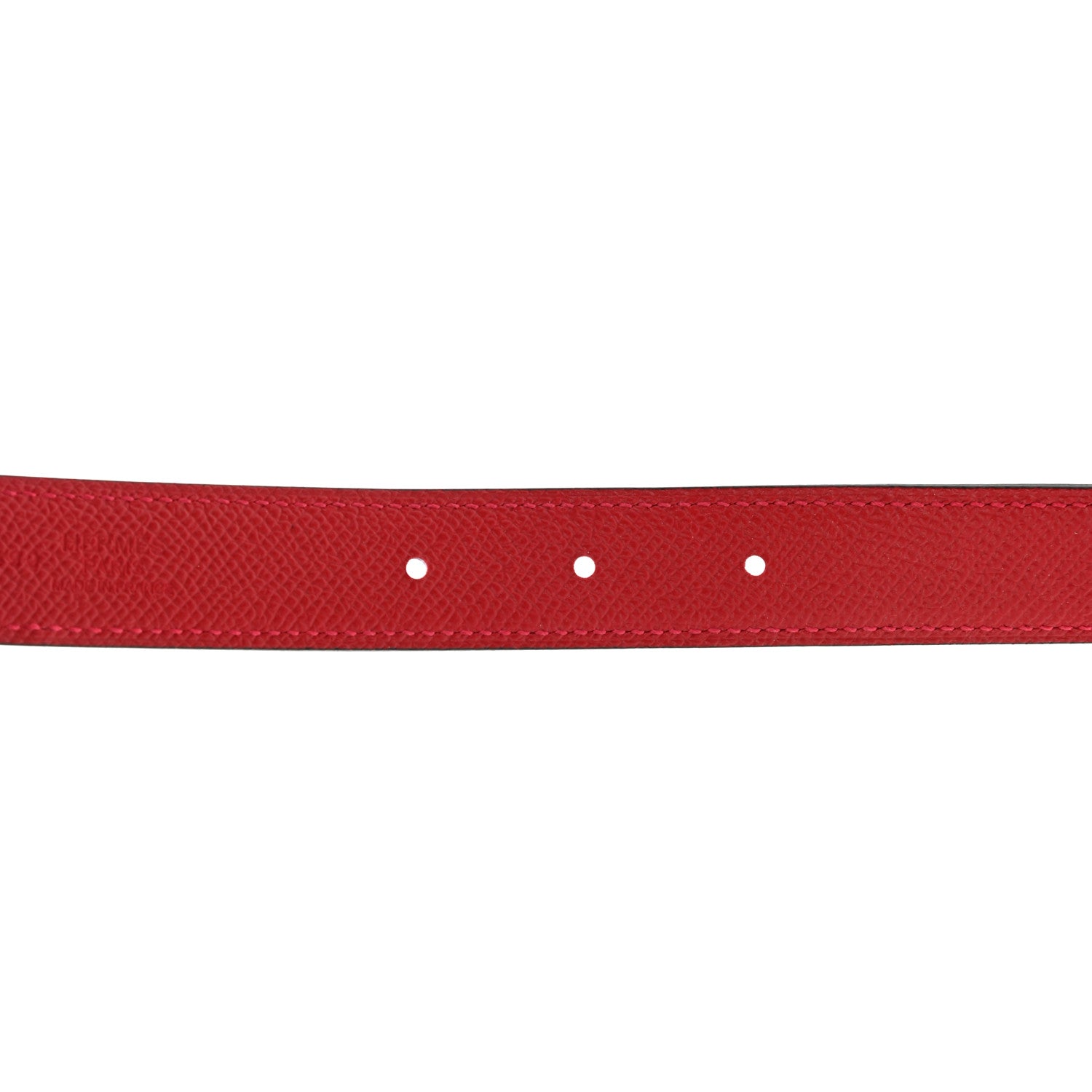 Hermes Epsom Swift 24mm Belt Strap 70 Magnolia Rouge Casaque 4 of 5
