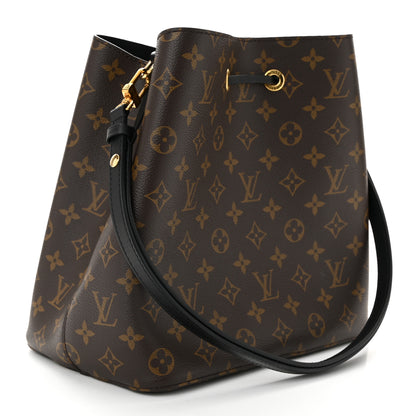 Louis Vuitton Monogram Neonoe MM Black 3 of 9