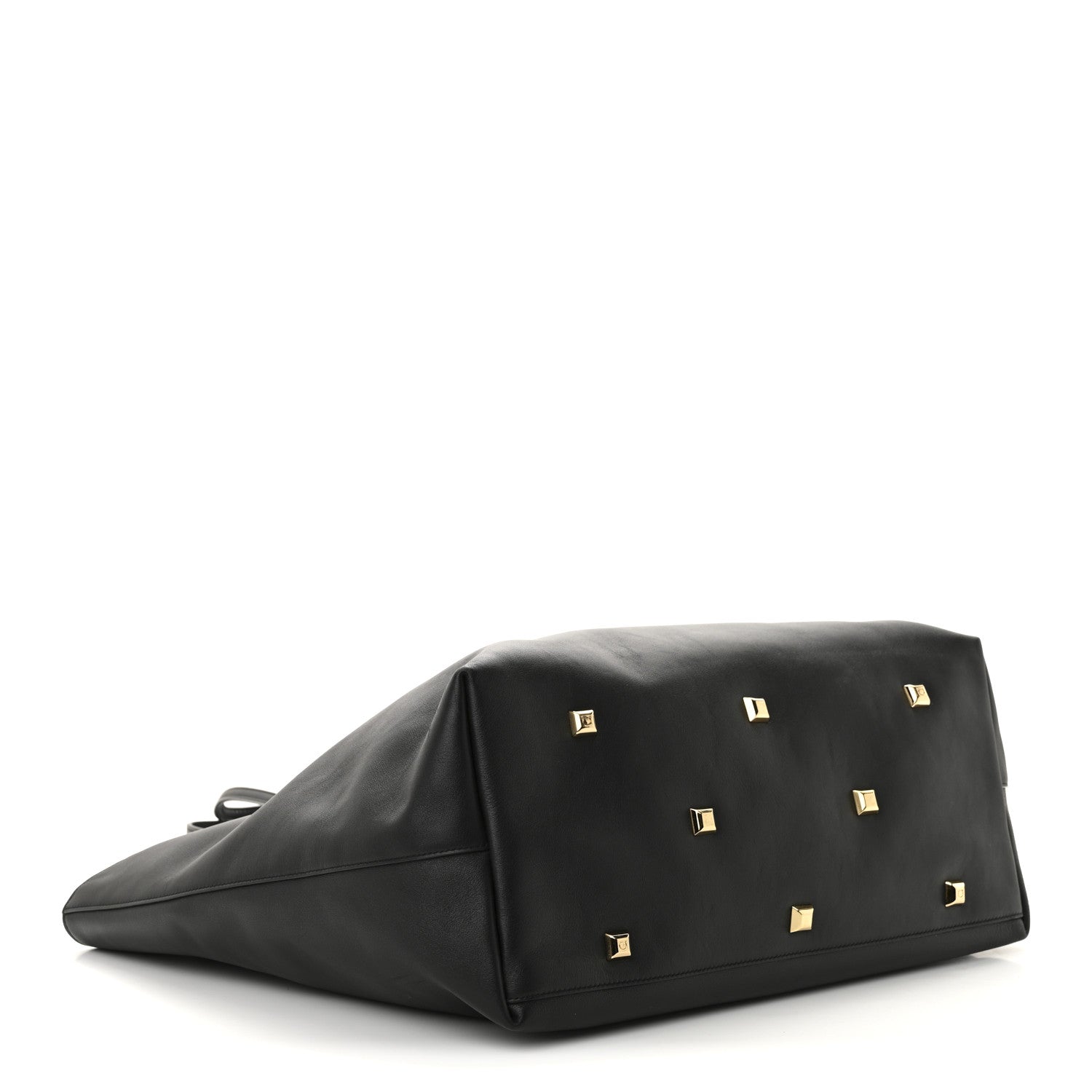 Salvatore Ferragamo Calfskin Studio Tote Black 5 of 10