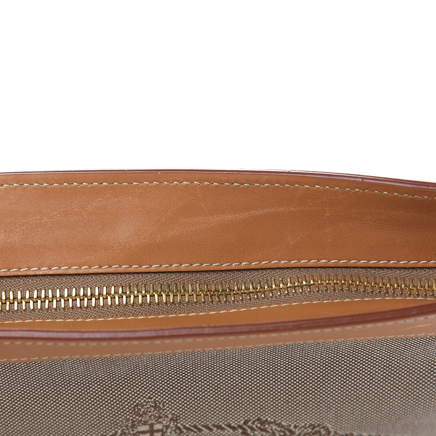 Prada Jacquard Logo Small Flat Messenger Bag Corda Cuoio 13 of 13