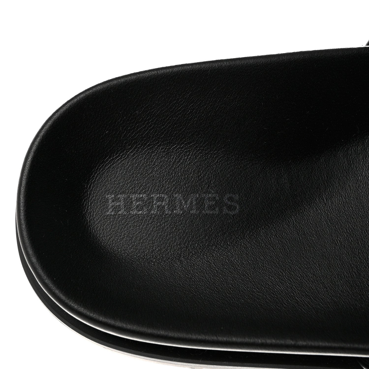 Hermes Calfskin Womens Empire Sandals 38 Black 7 of 9