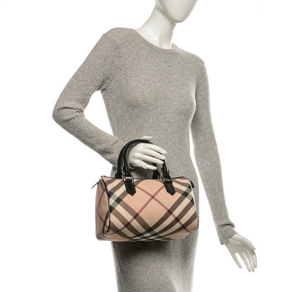 Burberry Nova Check Small Chester Bowling Bag Black 2 of 8