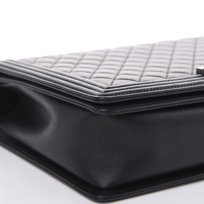 Chanel Lambskin Quilted Large Boy Flap Black 8 of 14