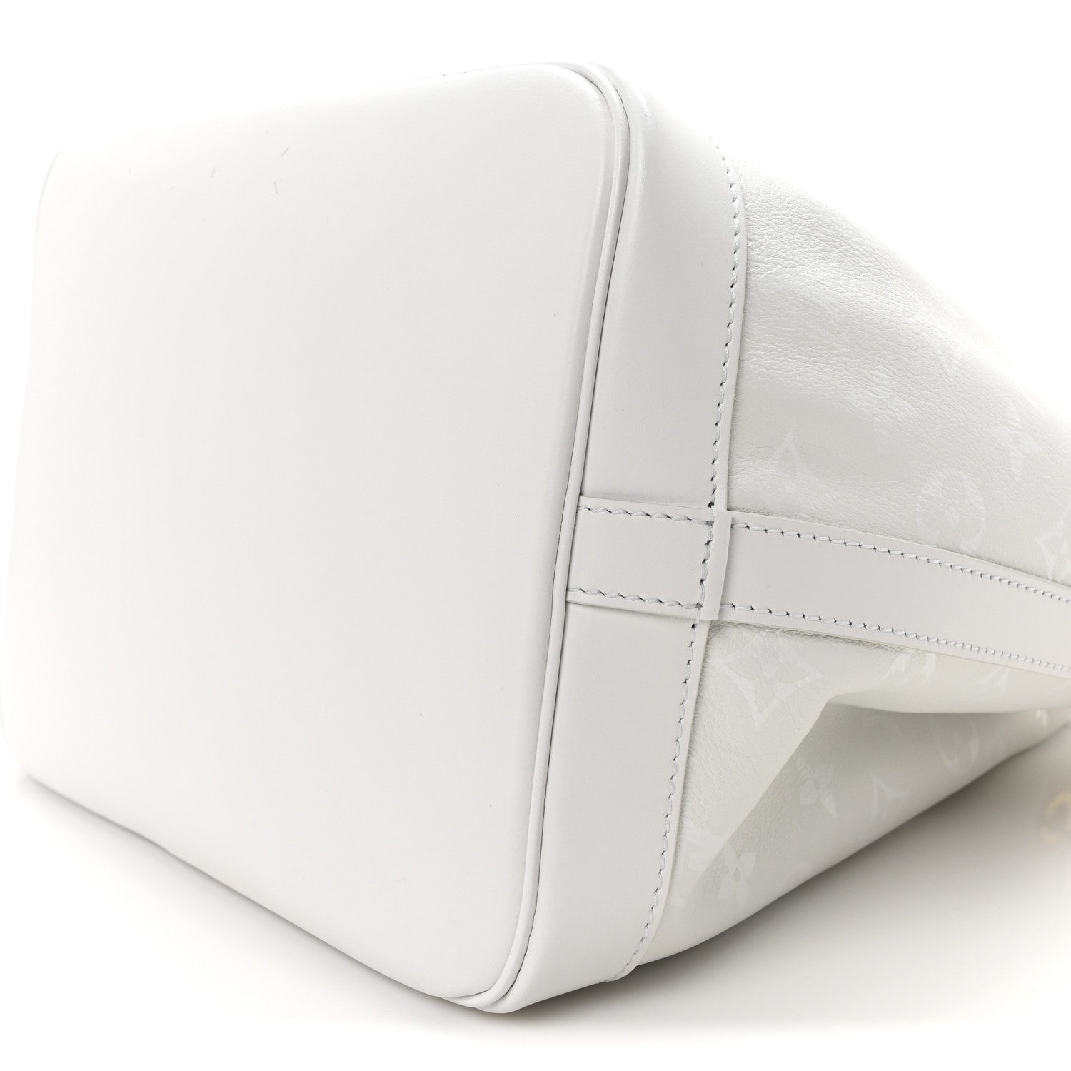 Louis Vuitton X SUN YITIAN Calfskin Monogram Petit Noe White 9 of 10