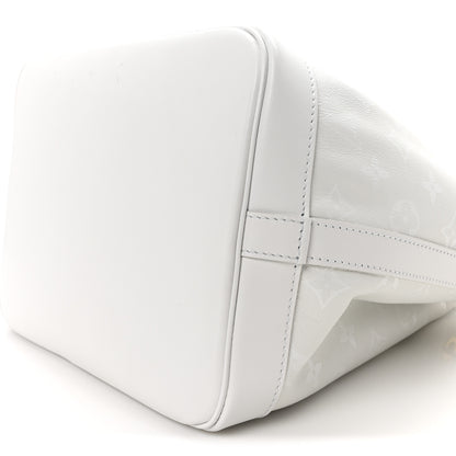 Louis Vuitton X SUN YITIAN Calfskin Monogram Petit Noe White 9 of 10
