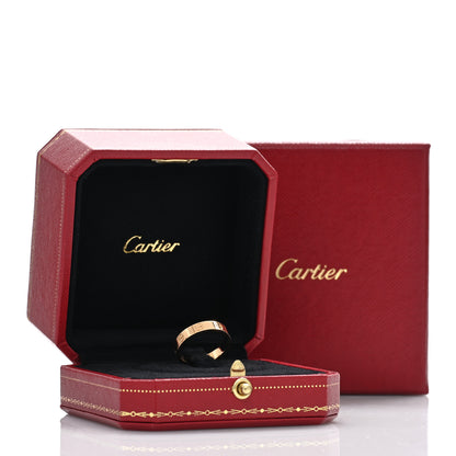 Cartier 18K Yellow Gold 3.5mm LOVE Wedding Band Ring 51 5.75 5 of 6