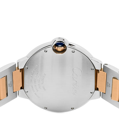 Cartier Stainless Steel 18K Pink Gold 42mm Ballon Bleu De Cartier Automatic Watch Brown 4 of 5