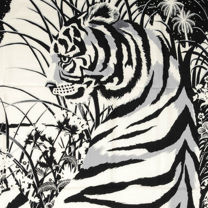 Hermes Cashmere Silk Tyger Tyger Shawl 140 1 of 6