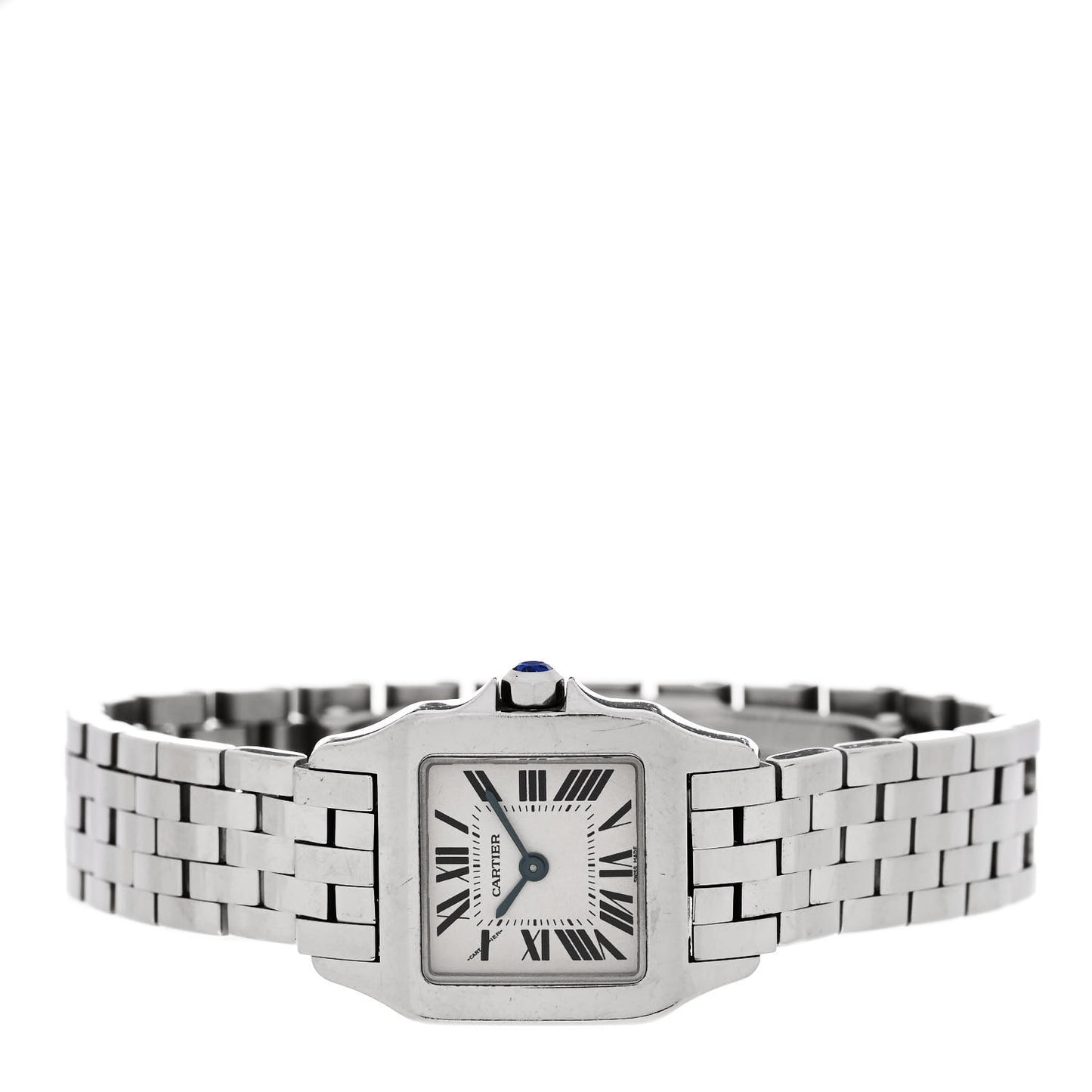 Stainless Steel 20mm Santos Demoiselle Quartz Watch