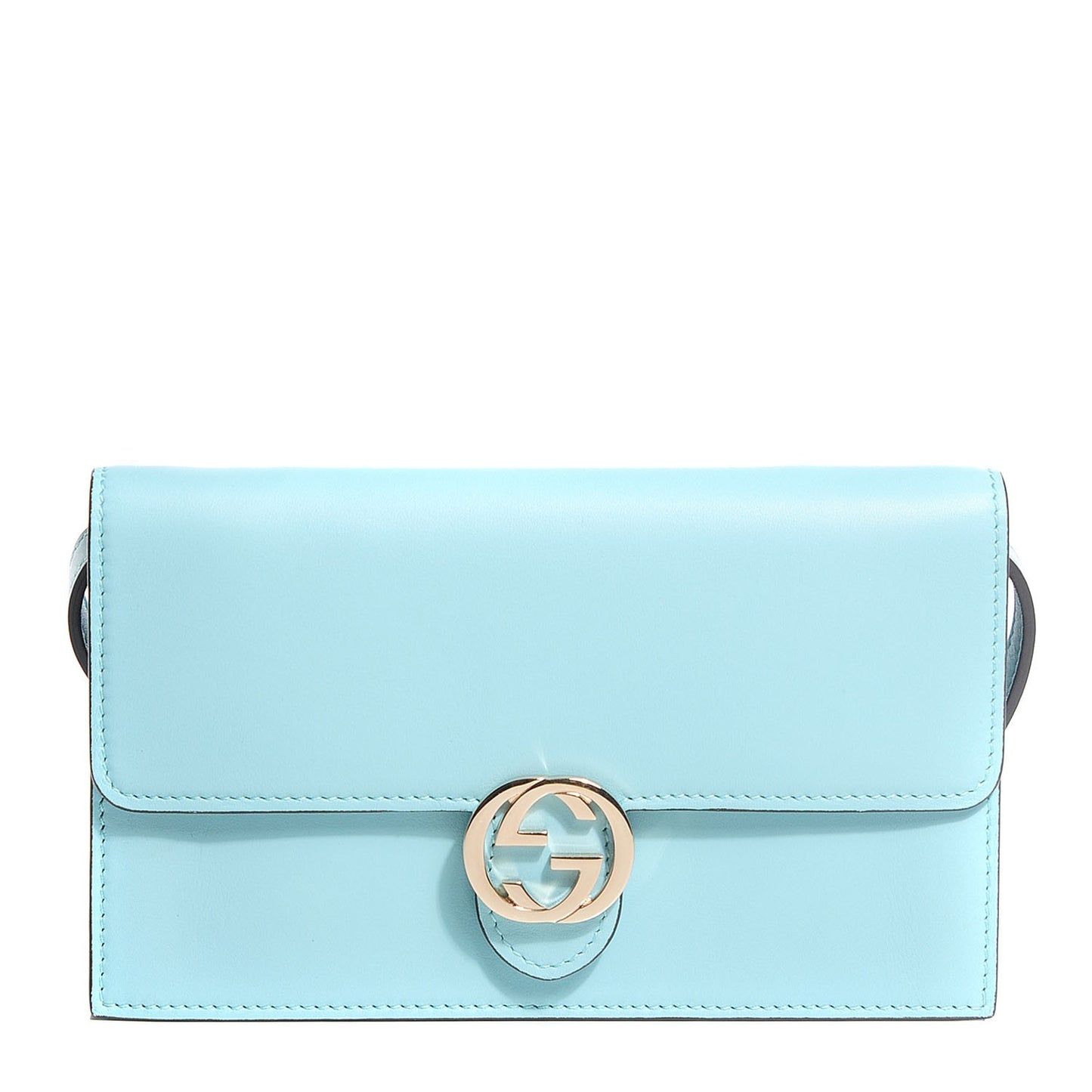 Moon Calfskin Icon Wallet Ocean Wave