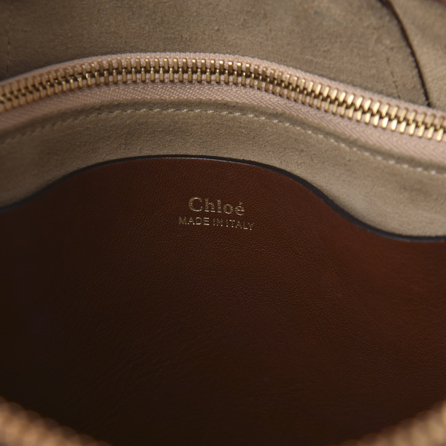 Chloe Calfskin Small Hayley Hobo Tan 8 of 9