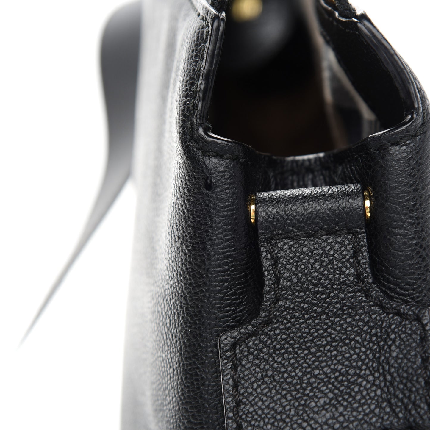 Soft Grain Calfskin House Check Small Helmsley Crossbody Black
