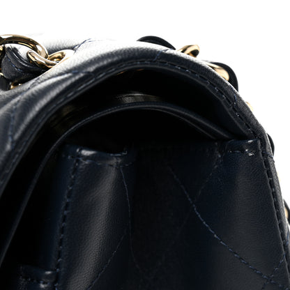 Chanel Lambskin Quilted Jumbo Double Flap Navy 11 of 11