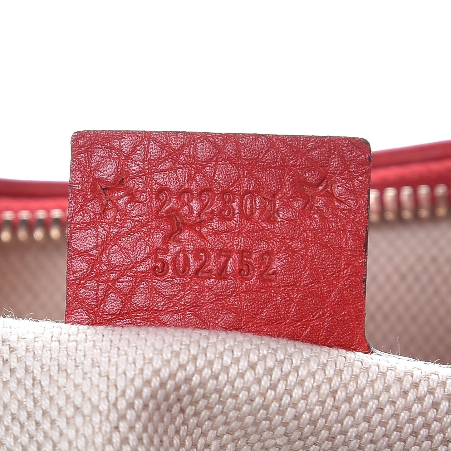 Pebbled Calfskin Large Soho Hobo Red