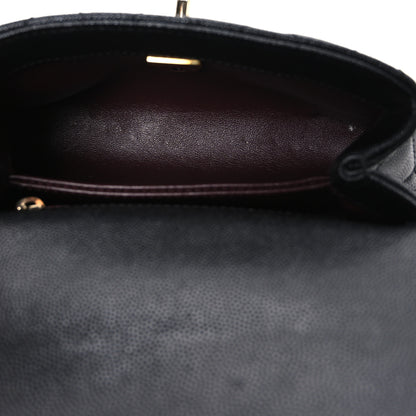 Chanel Caviar Quilted Extra Mini Coco Handle Flap Black 5 of 10
