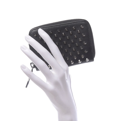 Christian Louboutin Calfksin Spiked Panettone Coin Purse Black 2 of 7