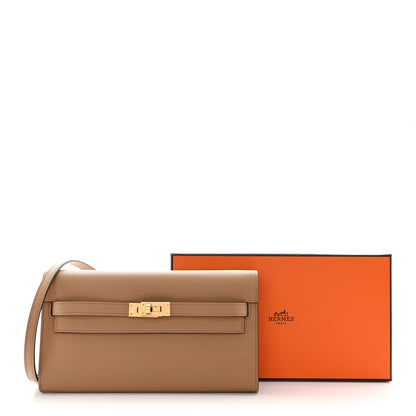 Hermes Epsom Verso Kelly Wallet To Go Chai Mauve Sylvestre 12 of 12