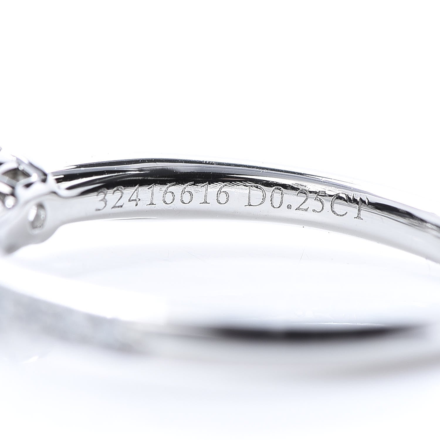 Tiffany Platinum Diamond .25ct Round Brilliant Harmony Engagement Ring 49 5 7 of 7