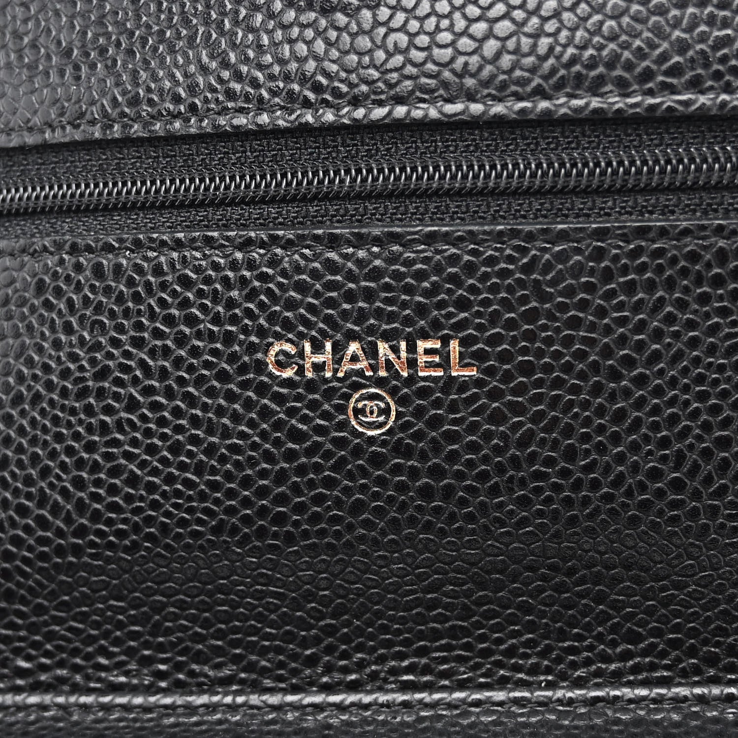 Chanel Caviar Quilted Wallet on Chain WOC Black 6 of 12