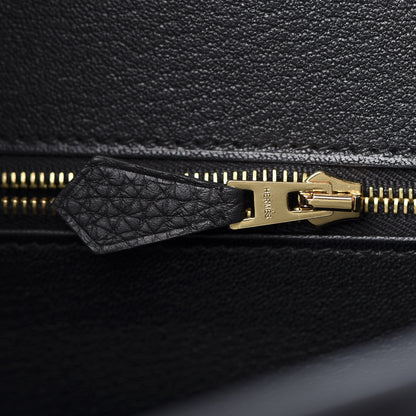 Hermes Togo Matte Alligator Birkin Touch 30 Black 19 of 35