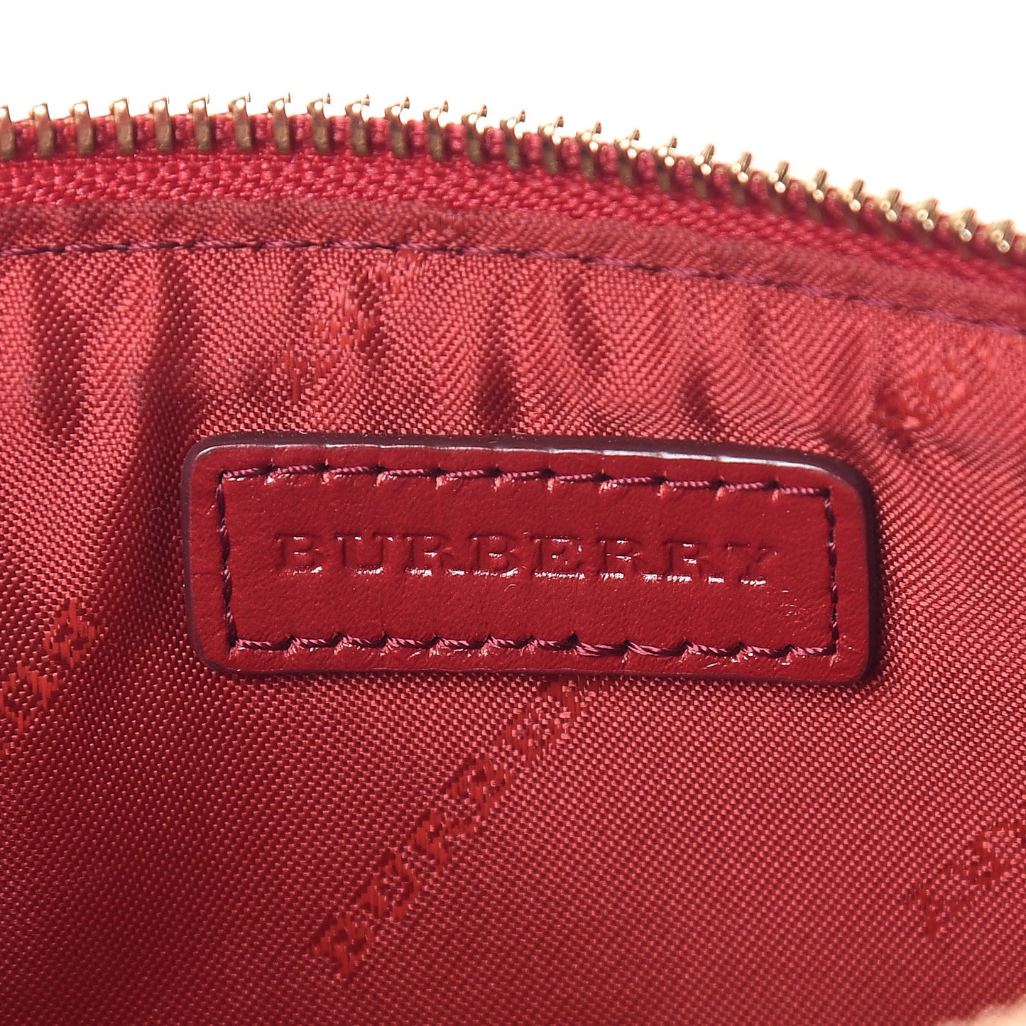 Haymarket Check Small Peyton Crossbody Clutch Bag Military Red