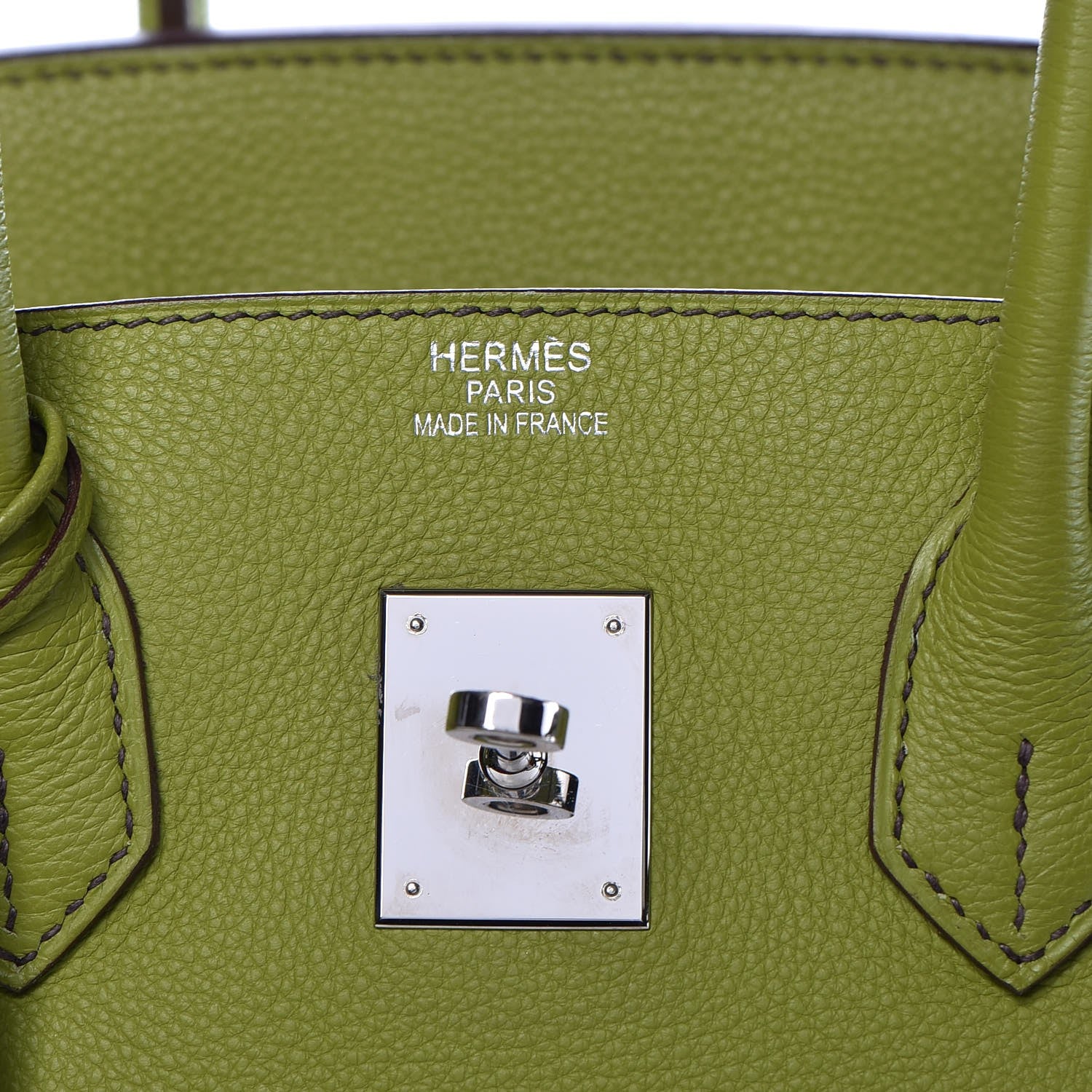 Hermes Togo Birkin 35 Vert Anis 17 of 41