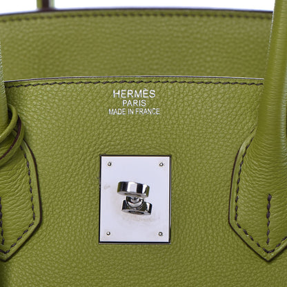 Hermes Togo Birkin 35 Vert Anis 17 of 41