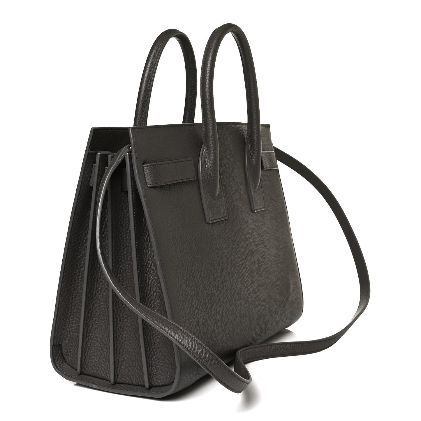 Grained Calfskin Small Sac De Jour Charcoal