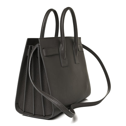 Saint Laurent Grained Calfskin Small Sac De Jour Charcoal 3 of 17