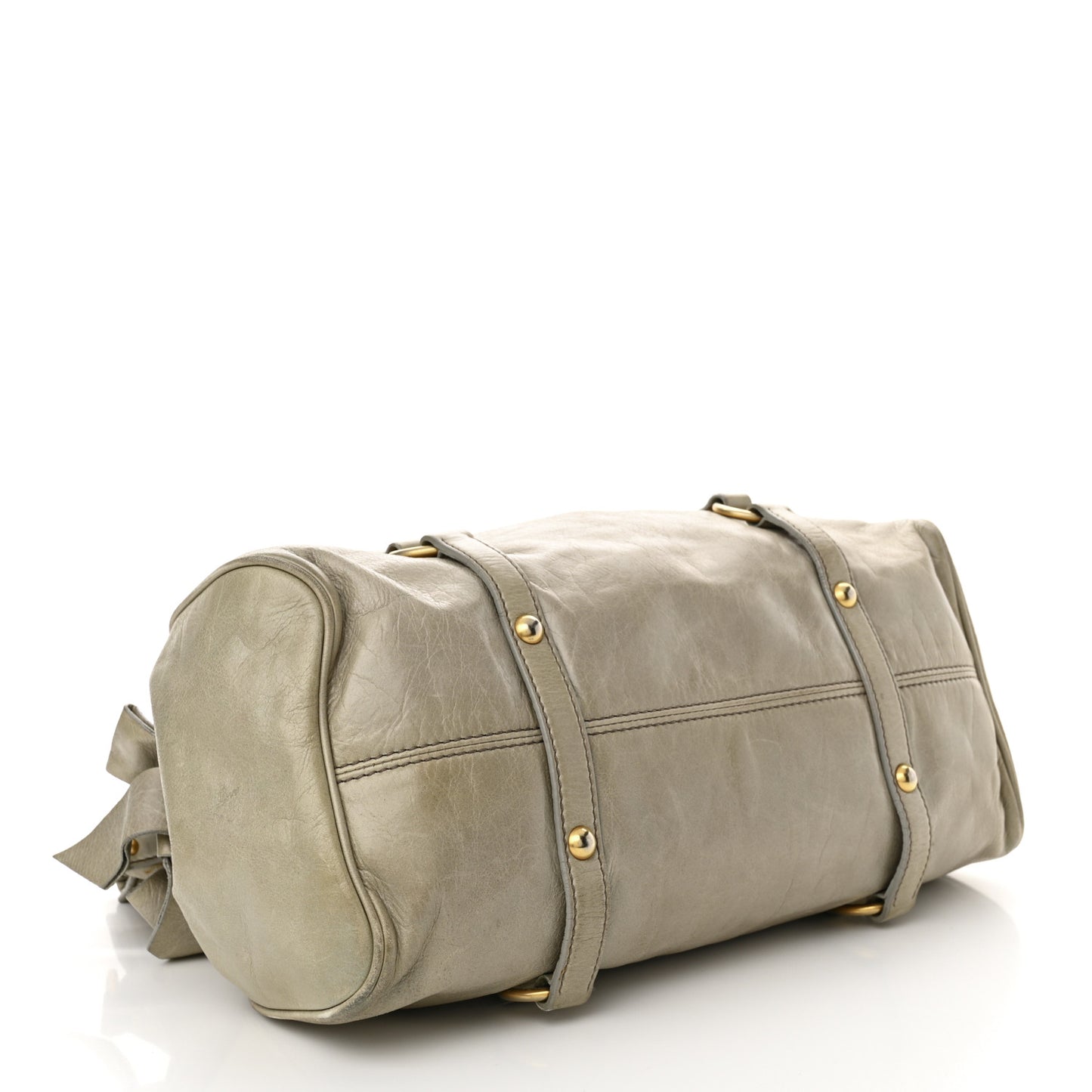 Vitello Lux Medium Bow Bag Grey