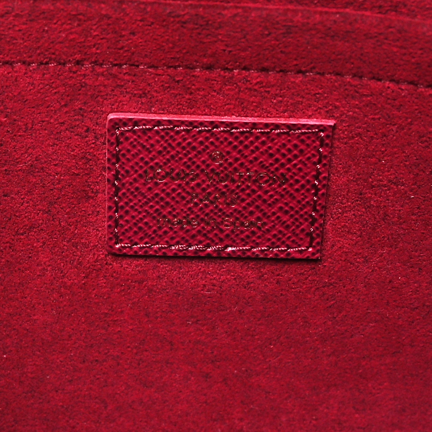 Monogram Pochette Felicie Chain Wallet Fuchsia