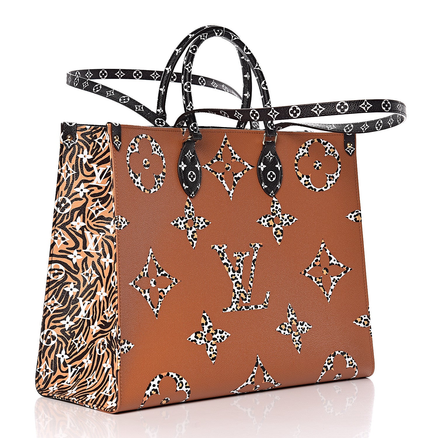 Louis Vuitton Monogram Giant Jungle Onthego GM Black 4 of 12