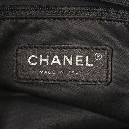 Chanel Metallic Glazed Calfskin Perforated Rodeo Drive Hobo Silver 7 of 9