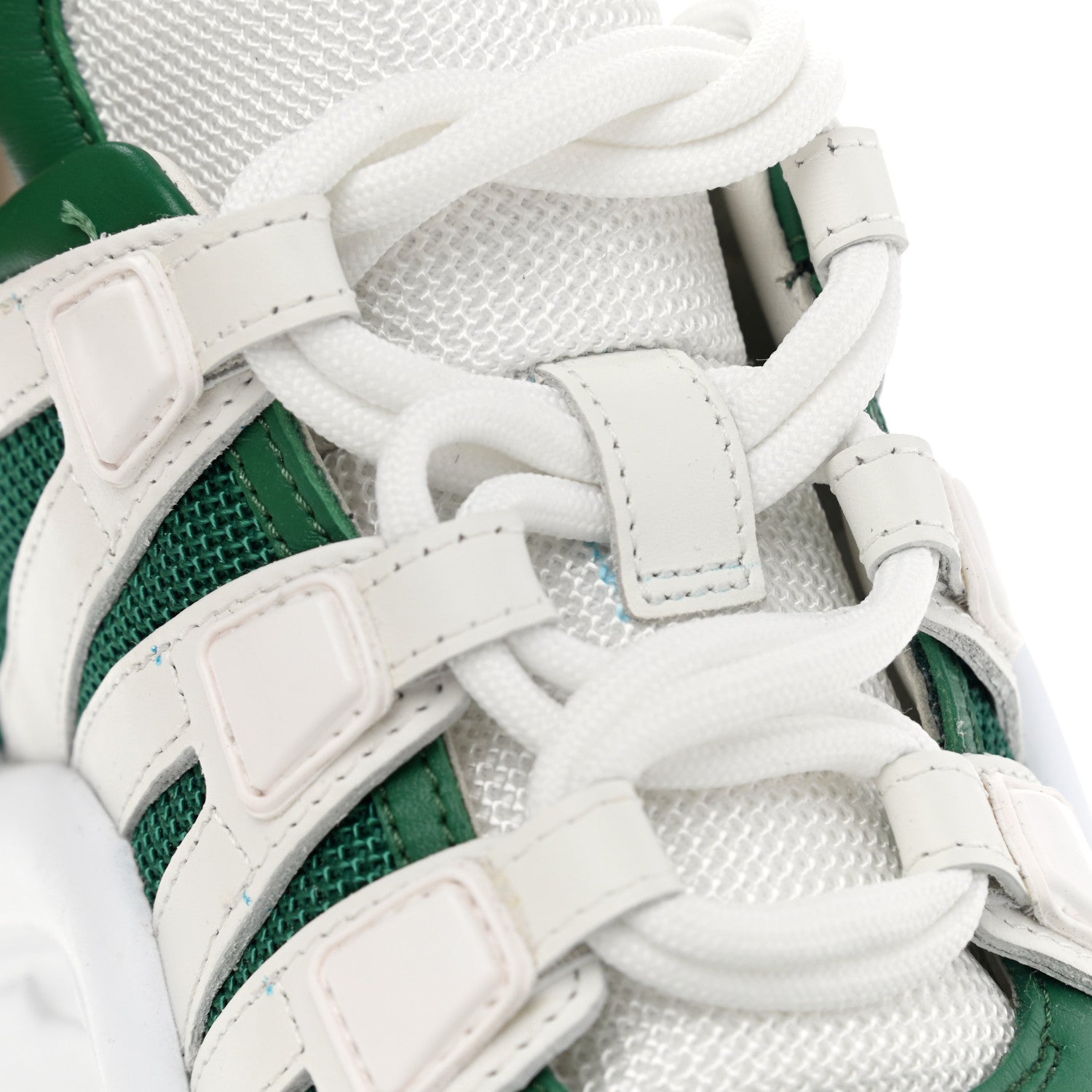 Louis Vuitton Calfskin Technical Nylon LV Archlight Sneakers 37 Green 14 of 14