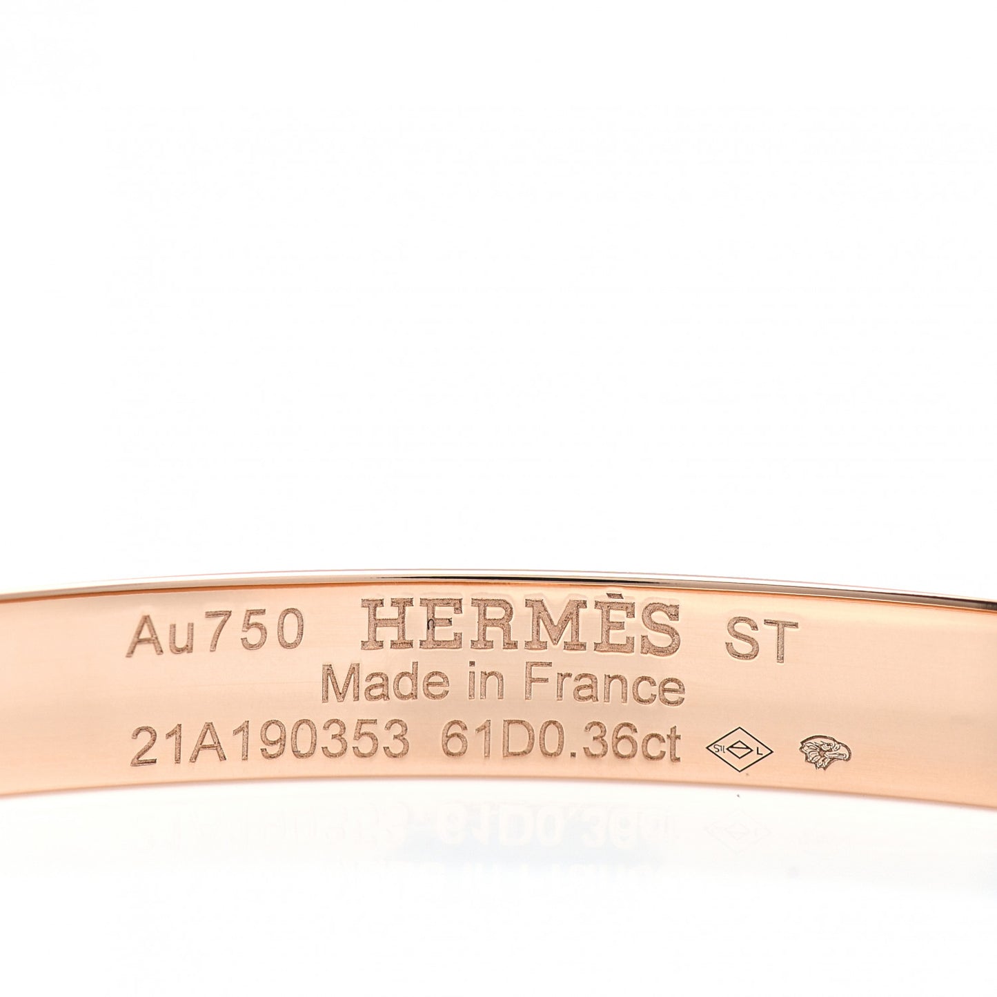 18K Rose Gold Diamond PM Kelly Pave Bracelet ST