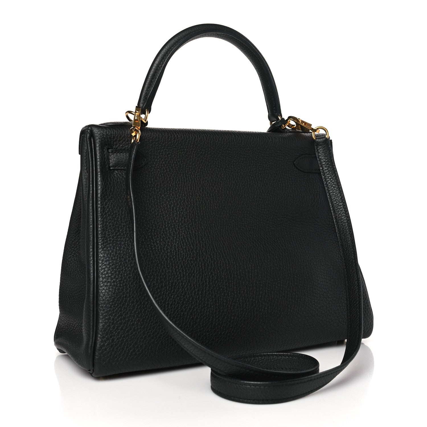 Hermes Togo Kelly Retourne 28 Black 3 of 11