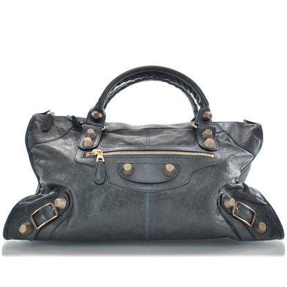 Balenciaga Agneau Giant 21 Rose Gold Hardware Part Time Anthracite 1 of 10