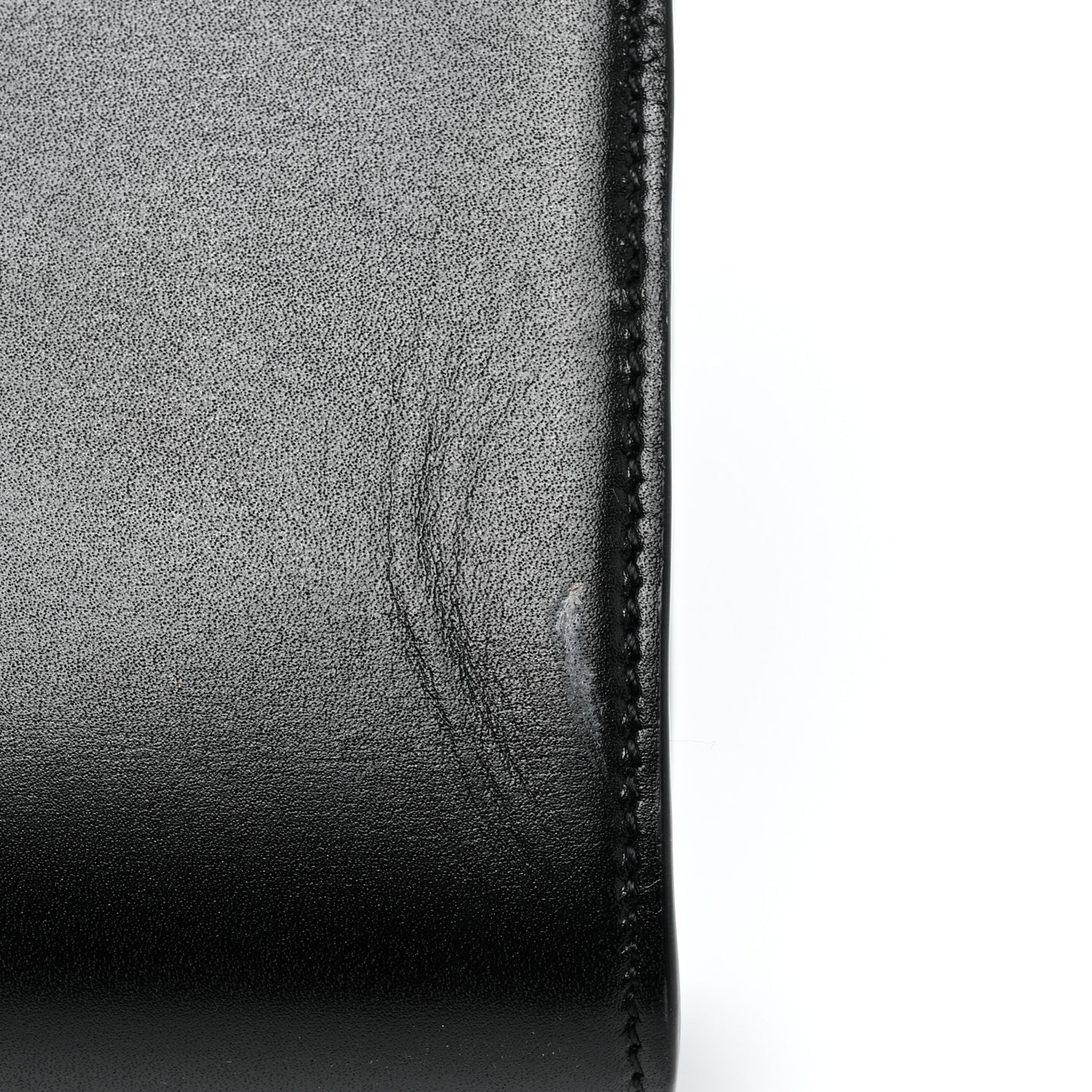 Smooth Calfskin Manhattan Shoulder Bag Black