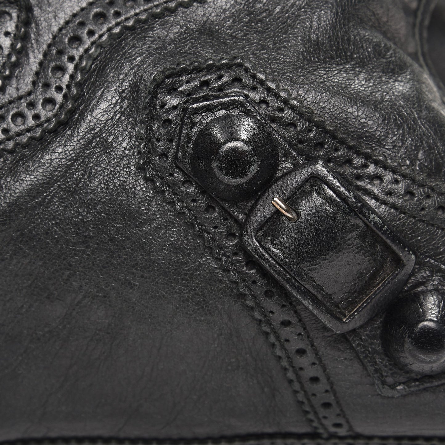 Agneau Giant Brogues Hardware City Black