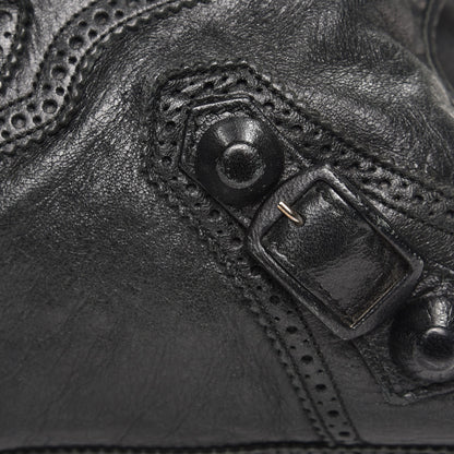 Balenciaga Agneau Giant Brogues Hardware City Black 21 of 22