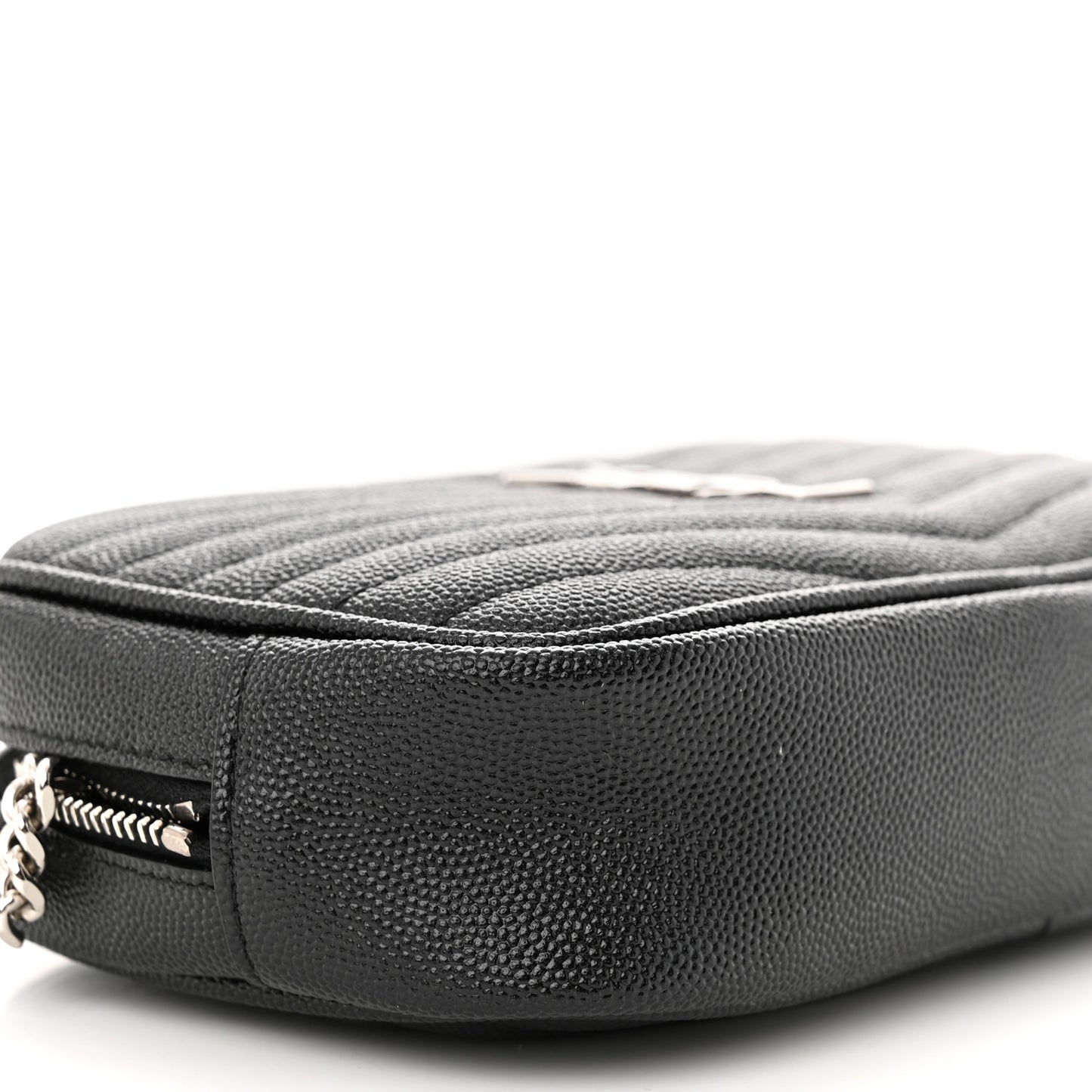 Grain De Poudre Matelasse Monogram Mini Lou Camera Bag Black