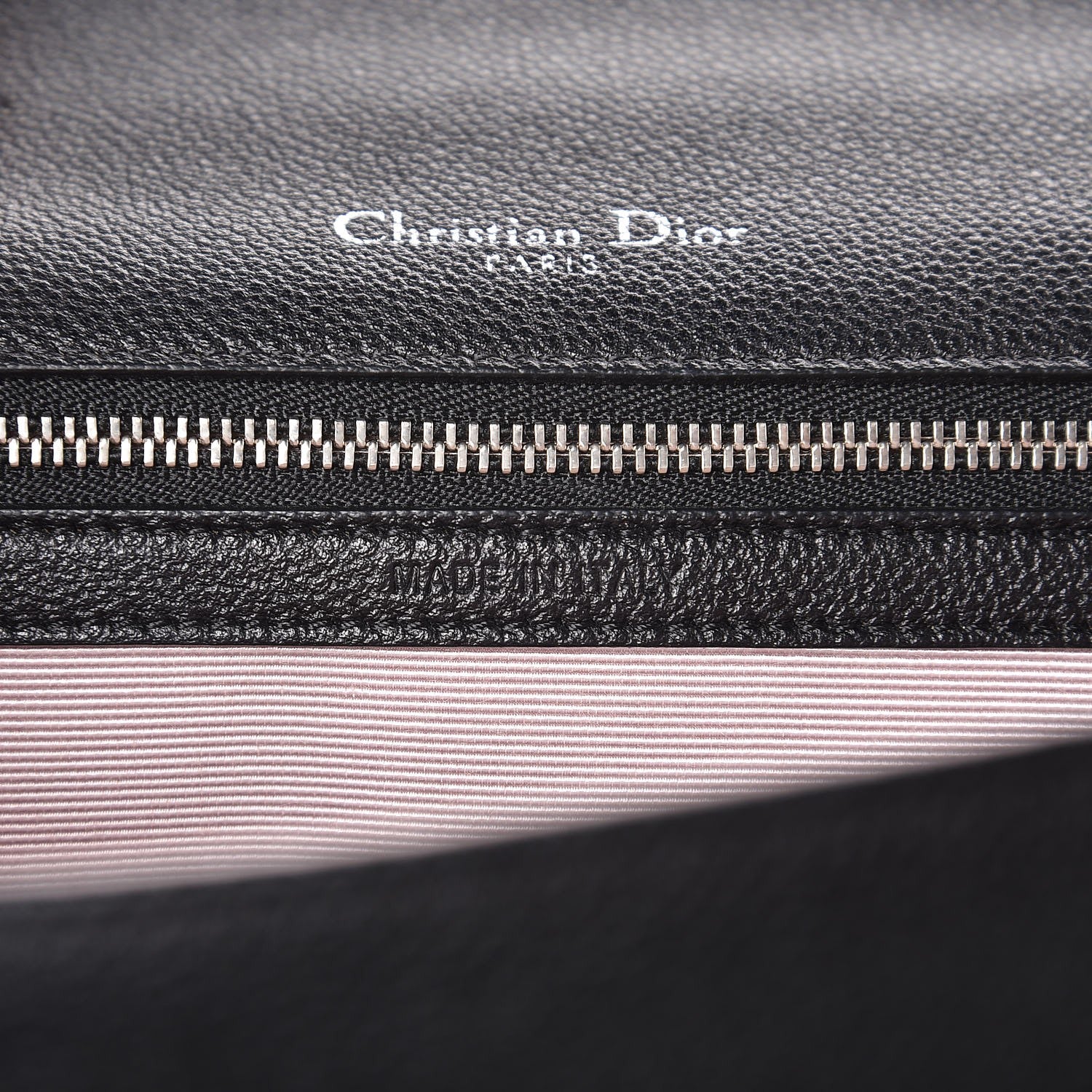 Christian Dior Grained Calfskin Medium Diorama Flap Bag Black 8 of 8